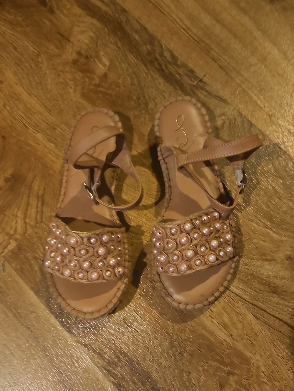 Sam Edelman Pink Ankle Strap Sandals Size 3M